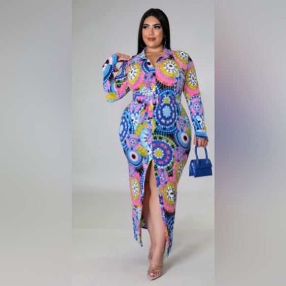 Beautiful plus size large dress - Picture 5 of 6